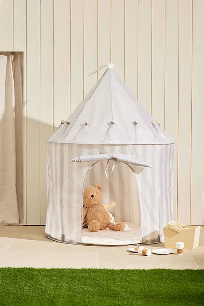Play tent Kid’s Concept grigia con struttura stabile e design scandinavo
