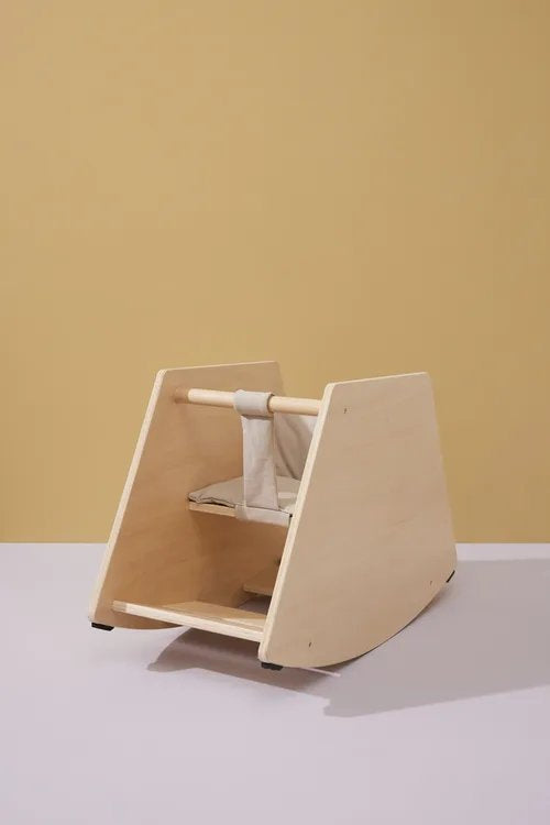 Cavalcabile Sture il gatto Kid’s Concept in cameretta, gioco per sviluppare equilibrio e coordinazione