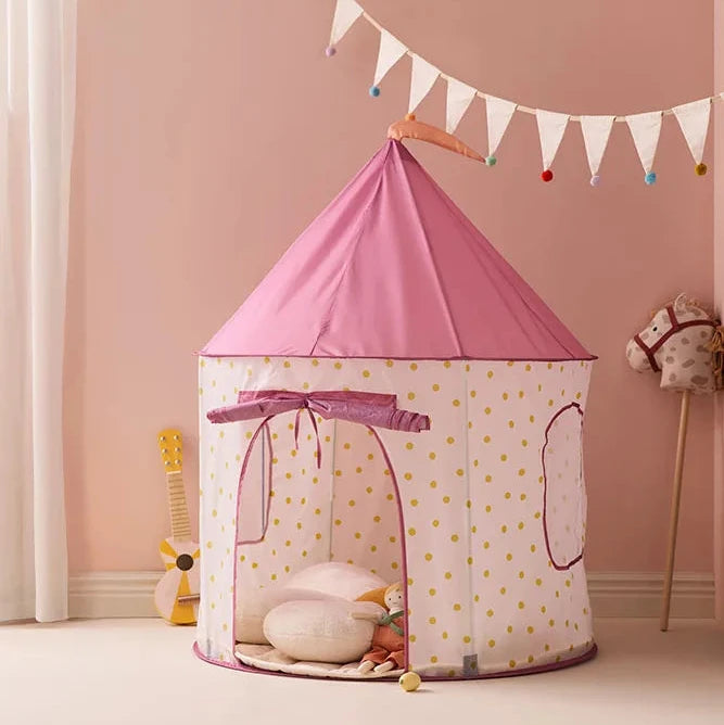Tenda per bambini Kid’s Concept a pois rosa in cameretta