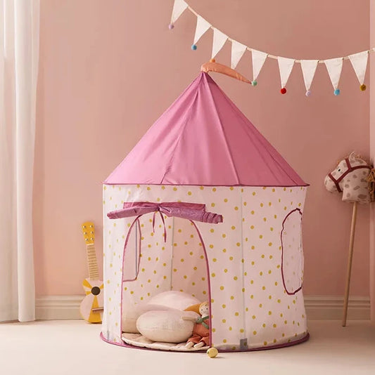 Tenda per bambini Kid’s Concept a pois rosa in cameretta