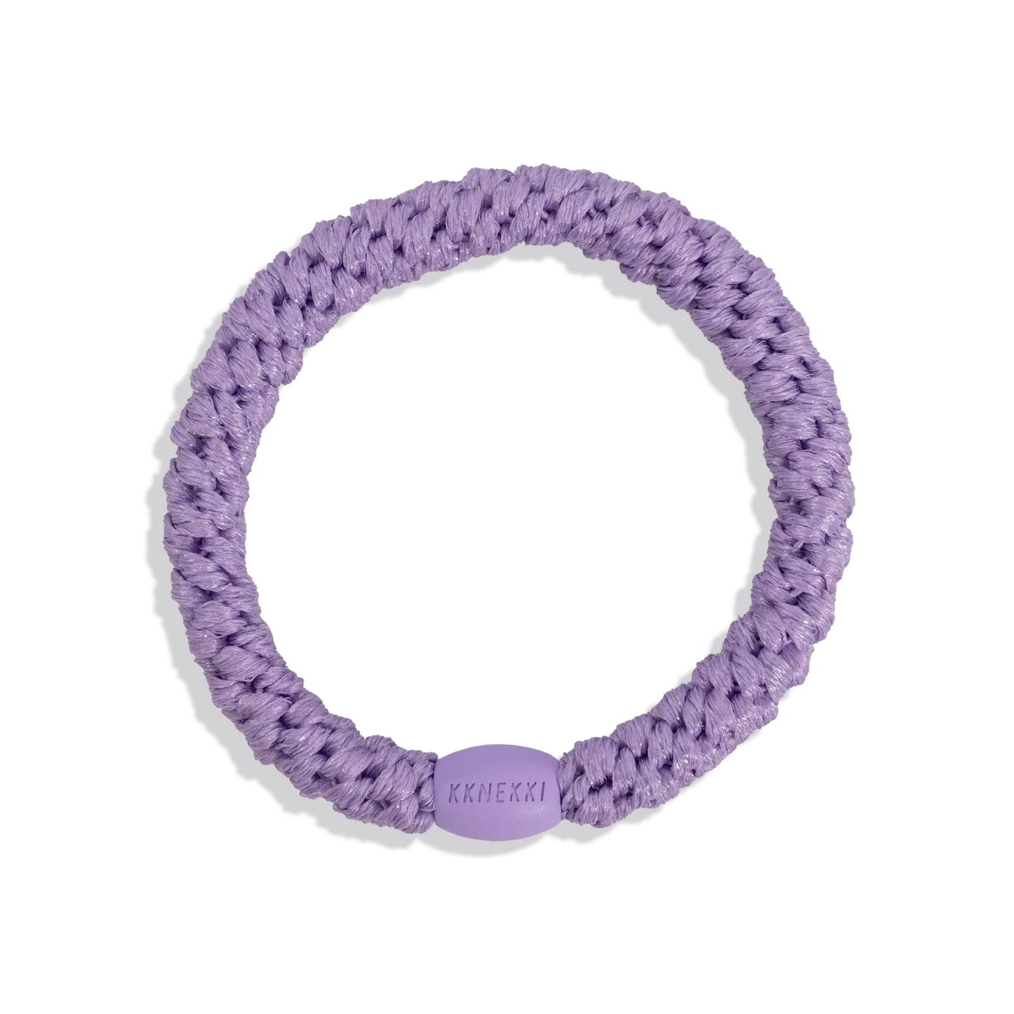 Elastico per capelli Kknekki Violet Glitter viola con effetto glitter