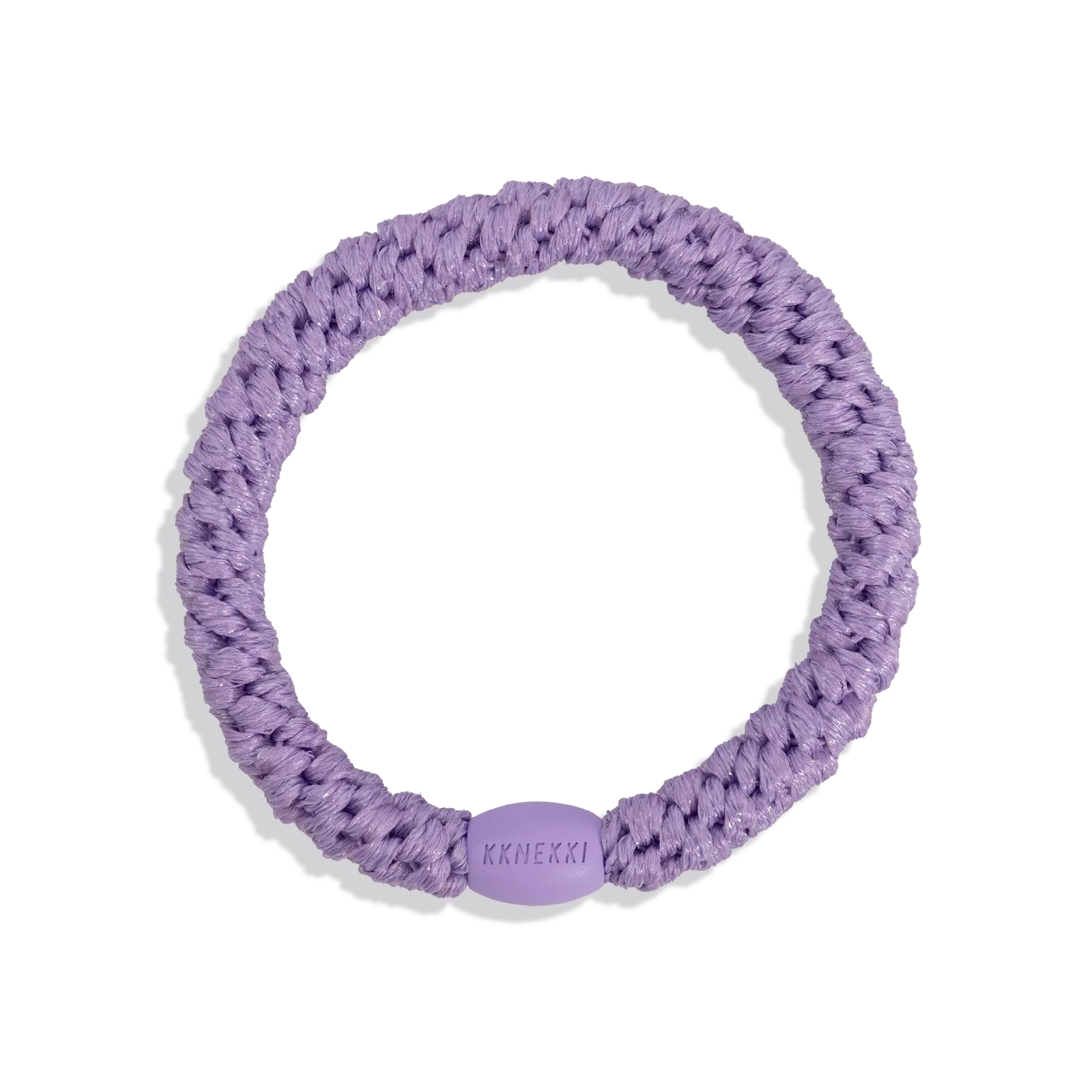 Elastico per capelli Kknekki Violet Glitter viola con effetto glitter