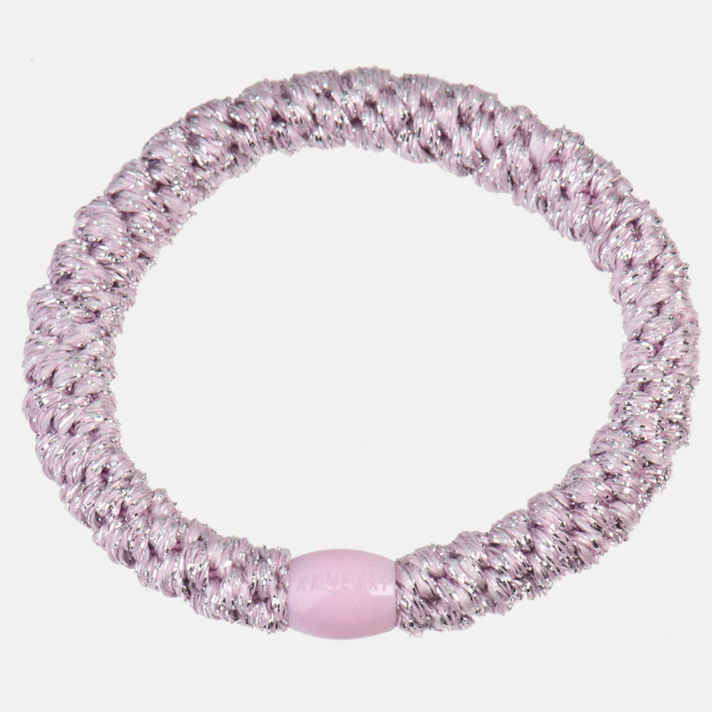 Kknekki Original Light Pink Glitter elastico per capelli rosa chiaro glitter
