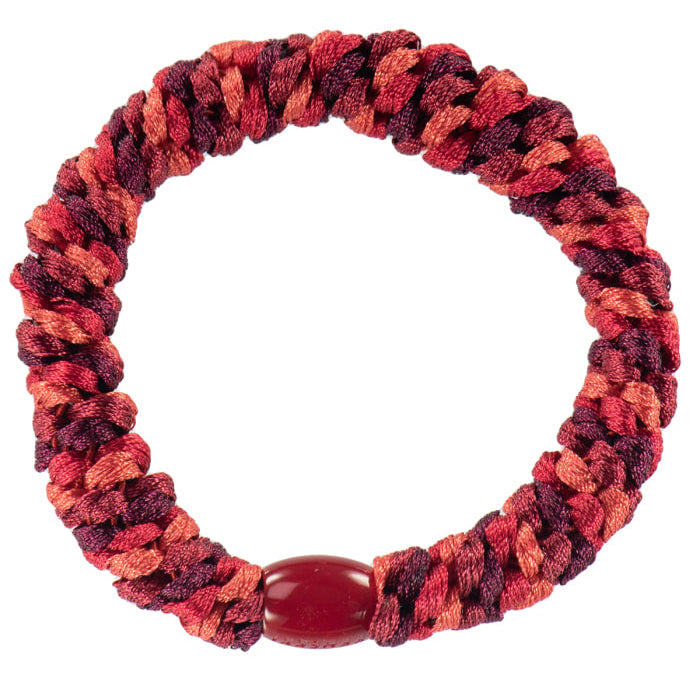 Kknekki Original Mix Red elastico per capelli mélange rosso bordeaux e corallo