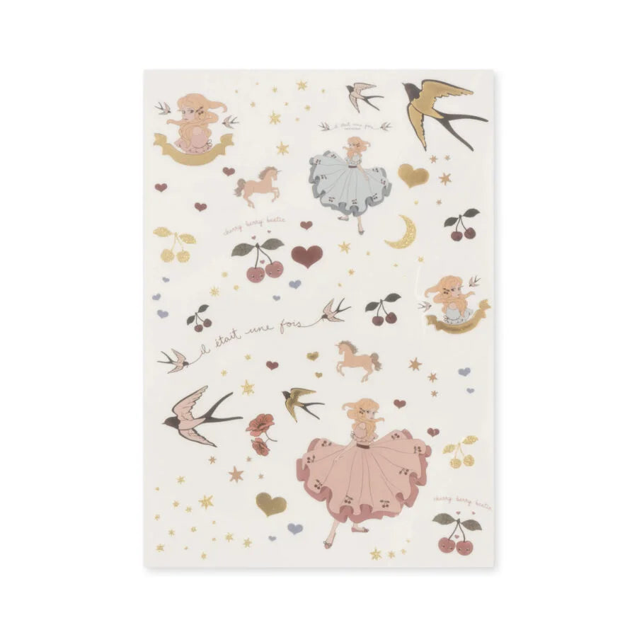 Set Creativo Konges Sløjd – Tatuaggi e Gioielli per Bambini - Apple Pie