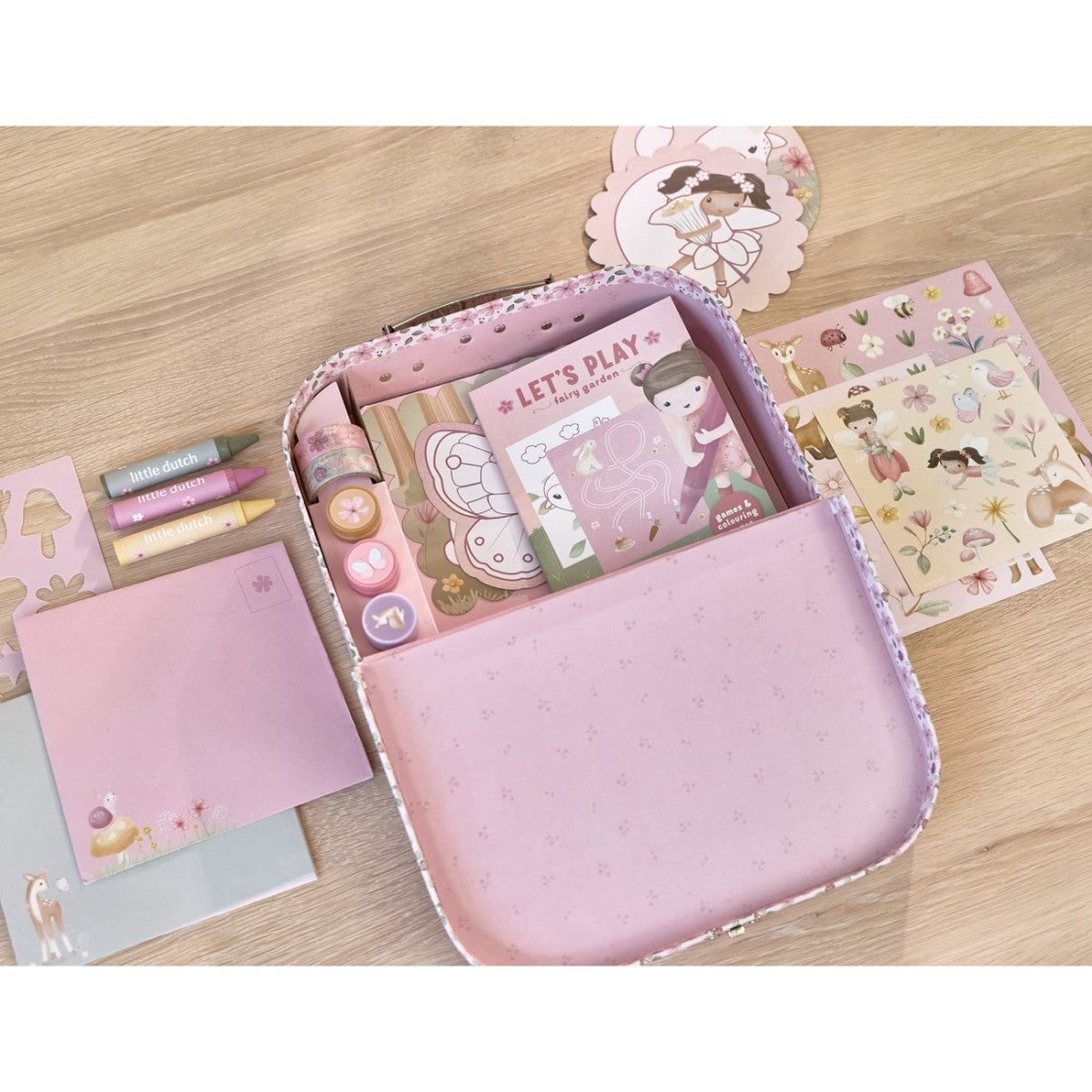 Little Dutch – Valigetta Creativa Fairy Garden 20+ Pezzi – 3+ Anni