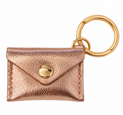 Les Cleias Portachiavi Mini Portamonete in Pelle – Mini Enveloppe