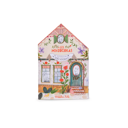 Quaderno da colorare Les Minouchkas con 150 stickers