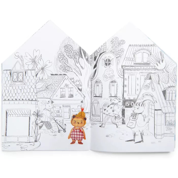 Attività creativa per bambini Les Minouchkas con adesivi