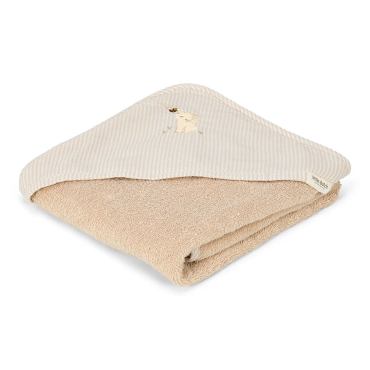 Little Dutch – Accappatoio Neonato con Cappuccio Baby Bunny 75x75 cm