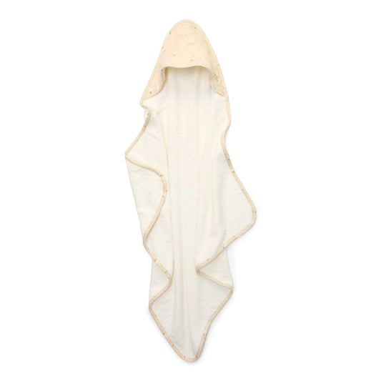 Accappatoio neonato Little Dutch Little Goose 75x75 cm in cotone biologico