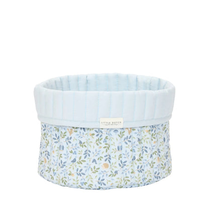 Cestino portaoggetti piccolo Little Dutch Forest Friends blu in cotone biologico