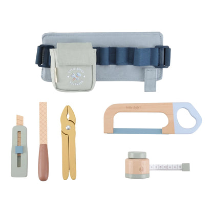 Little Dutch cintura con attrezzi in legno blu Essentials LD2543