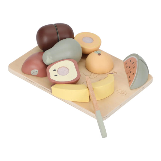Frutta in legno da tagliare Little Dutch LD2504 – set gioco multicolore