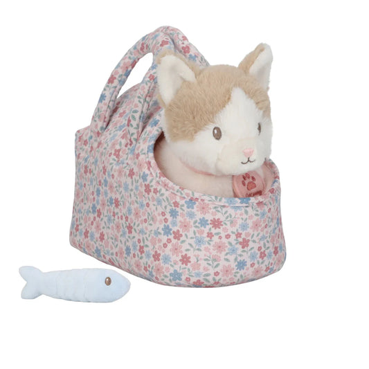 gattina Marley Little Dutch con borsa floreale e pesciolino giocattolo