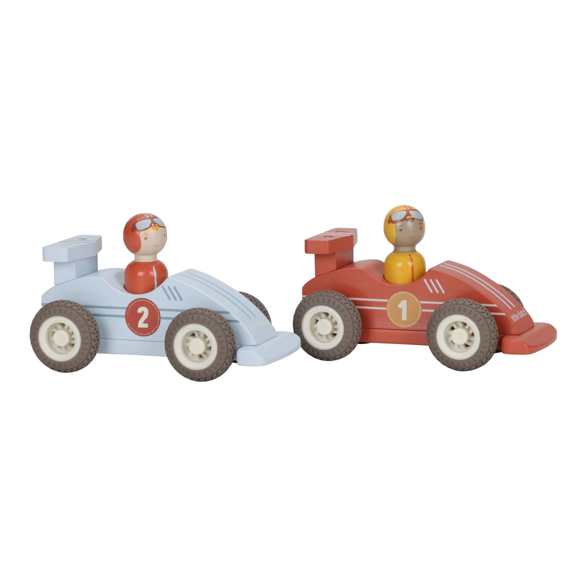Set macchine da corsa in legno a retrocarica Little Dutch Essentials