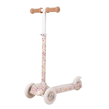 Monopattino 3 ruote bambini Little Dutch Off White bianco panna con manubrio regolabile