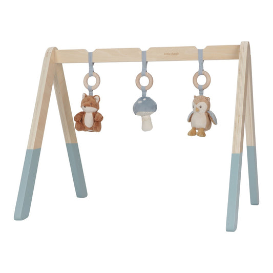 Palestrina in legno Little Dutch Forest Friends con 3 giochi attività per neonato