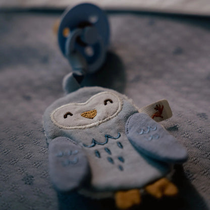 Porta-succhietto Little Dutch Blue Forest Friends in uso lifestyle