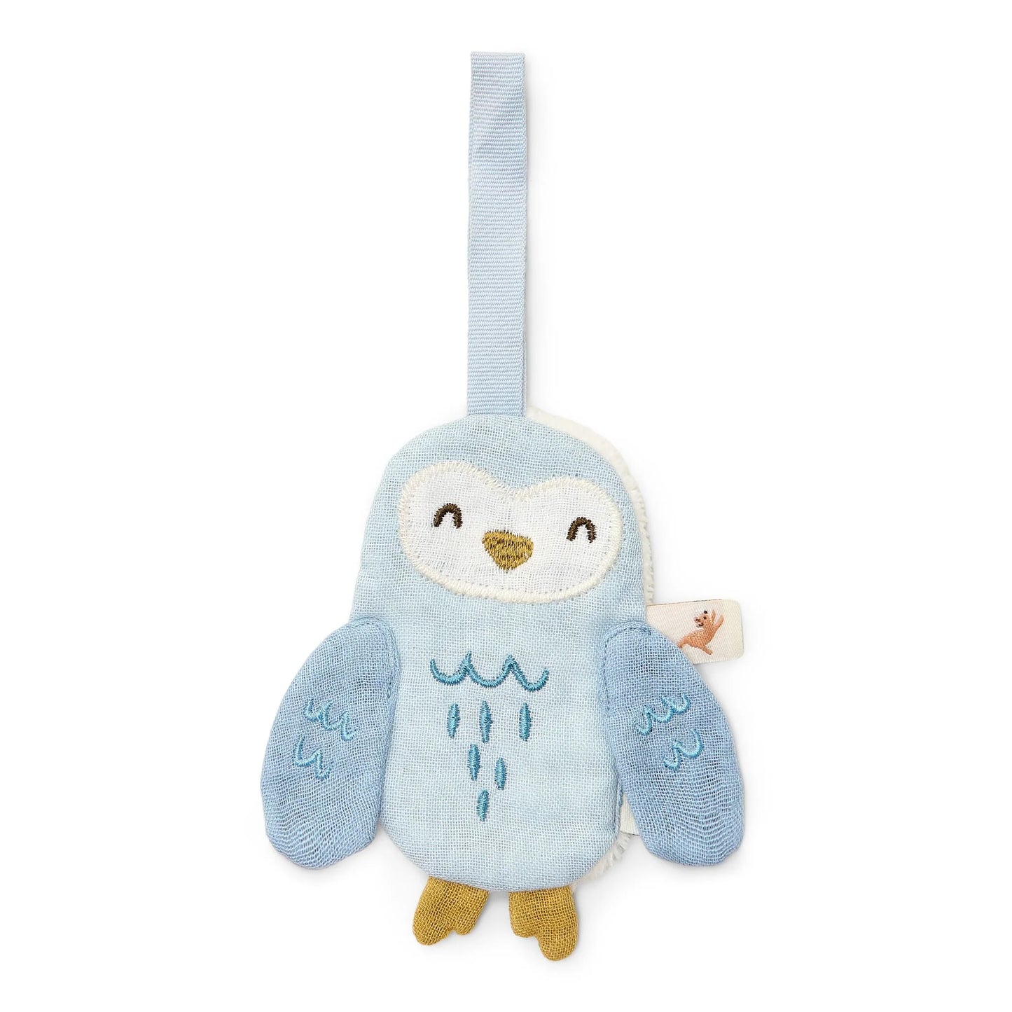 Porta-succhietto Little Dutch Blue Forest Friends a forma di gufo