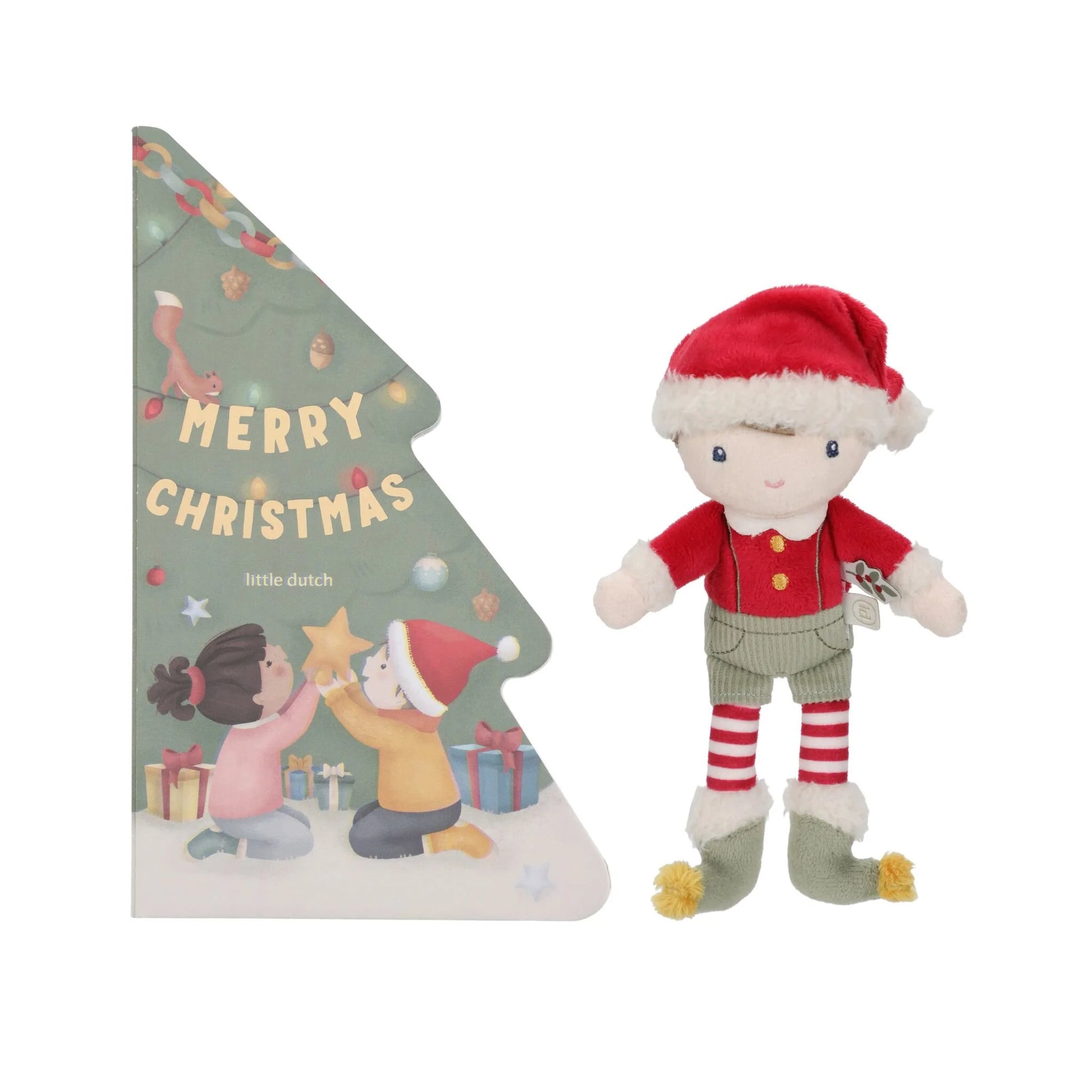 Set regalo Natale Little Dutch con libro e mini bambola Jim