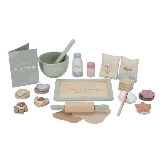 Set Pasticceria in legno Little Dutch con ciotola, biscotti e accessori da cucina