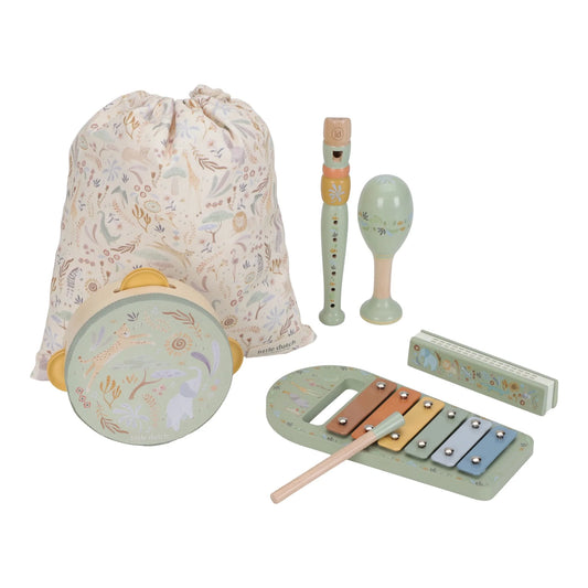 Set strumenti musicali bambini Little Dutch Safari Friends