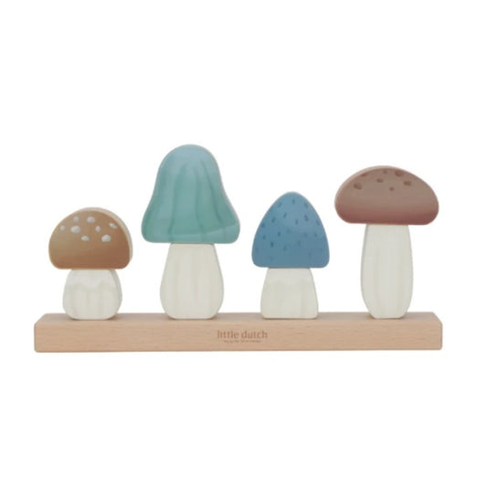 Tavolino multi-attività Little Dutch Forest Friends in legno con giochi educativi