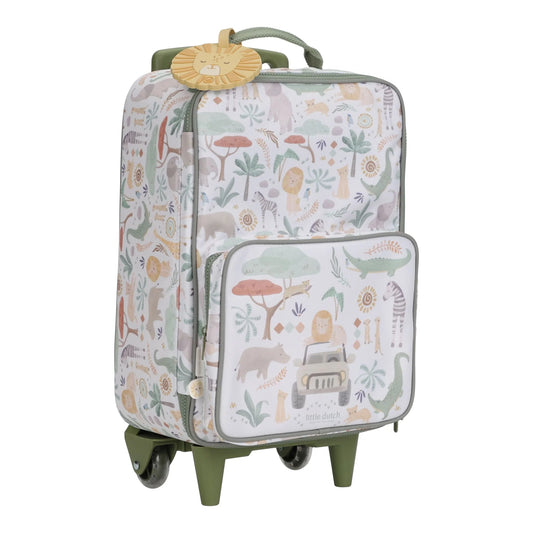 Valigia trolley bambini Little Dutch Safari Friends