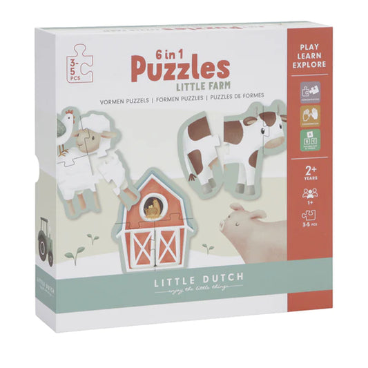 Puzzle 6 in 1 - Little Farm - Apple Pie