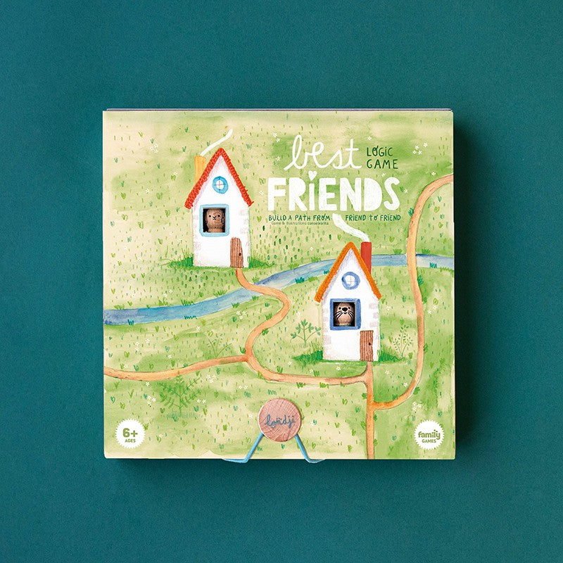 Londji Best Friends gioco di logica con percorsi e 100 sfide per bambini dai 6 anni