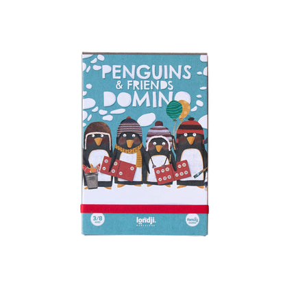 Londji Penguins & Friends domino animali per bambini 28 tessere