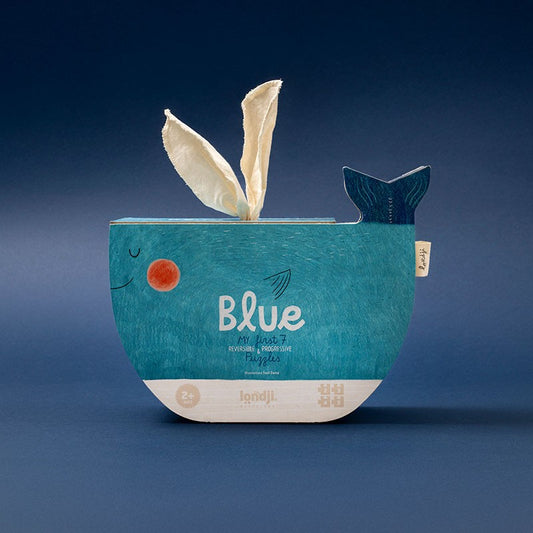 Puzzle Londji Blue con animali marini e cuccioli reversibili