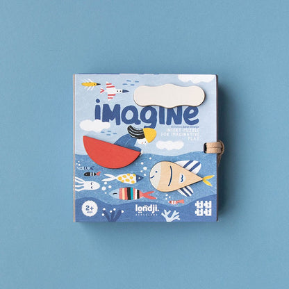  Londji Puzzle Imagine con pezzi di legno e puzzle colorati