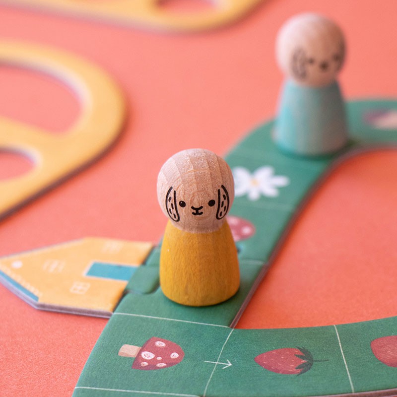 Londji Strawberries Tiny Game gioco da viaggio compatto