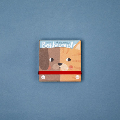 Gioco di memoria Londji Tiny Game Bobby & Misha per bambini con animali