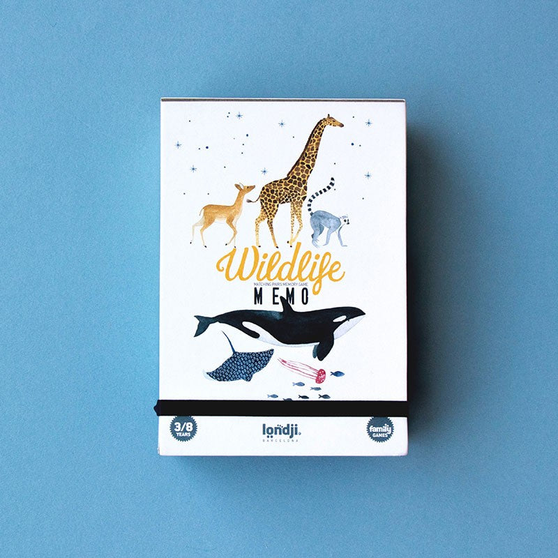 Gioco memory Londji Wildlife Memo con animali selvatici