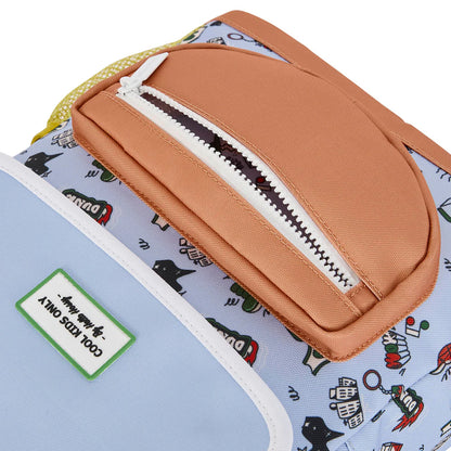 Zaino Bambini Hello Hossy Dunk (2–5 Anni) – Impermeabile, Colorato, Riciclato