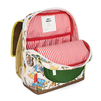 Zaino Bambini Hello Hossy San Francisco (2–5 Anni) – Impermeabile, Riciclato, Compatibile A4