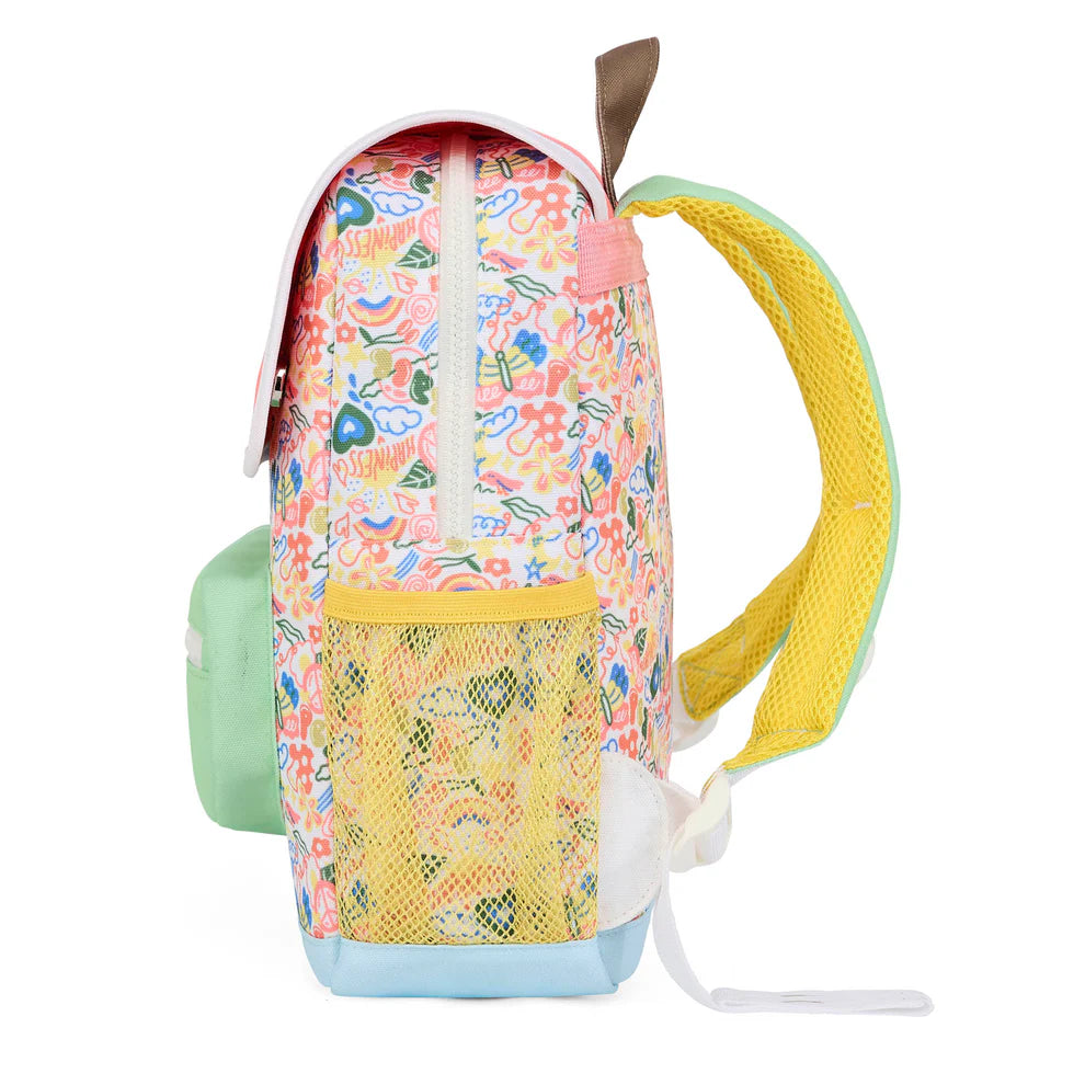Zaino Hello Hossy Happiness – 2 Misure (2–5 anni e 6+ anni) | Colorato, Pratico, Sostenibile