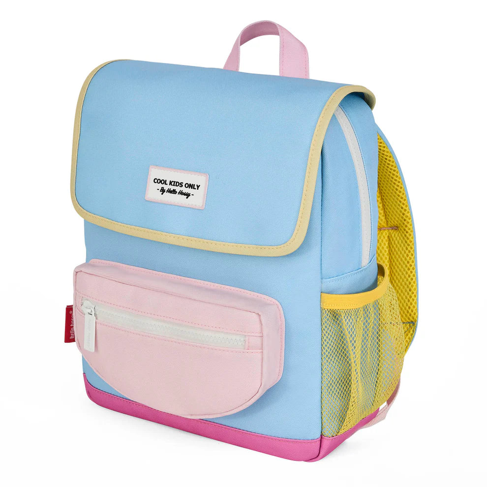 Zaino Bambini Hello Hossy Mini Sky Blue (6+ Anni) – Impermeabile, Riciclato