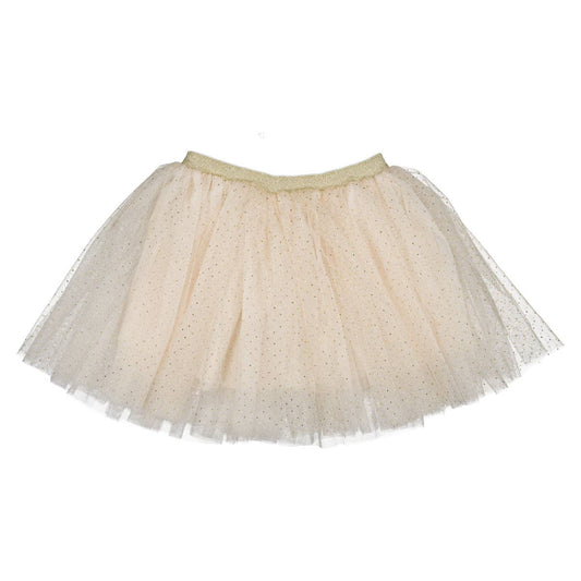 Gonna tutù écru con pois dorati Luciole et Petit Pois, vista frontale