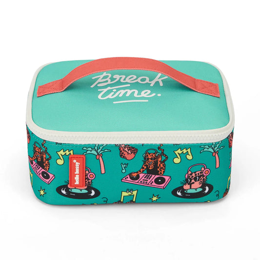 Lunch Bag Disco Roar Hello Hossy borsa termica per bambini con fantasia dinosauri per scuola, asilo e gite