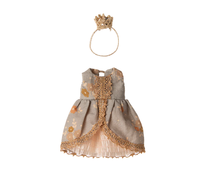 Abito da principessa Maileg per Topo Sorella Maggiore in tessuto con dettagli eleganti