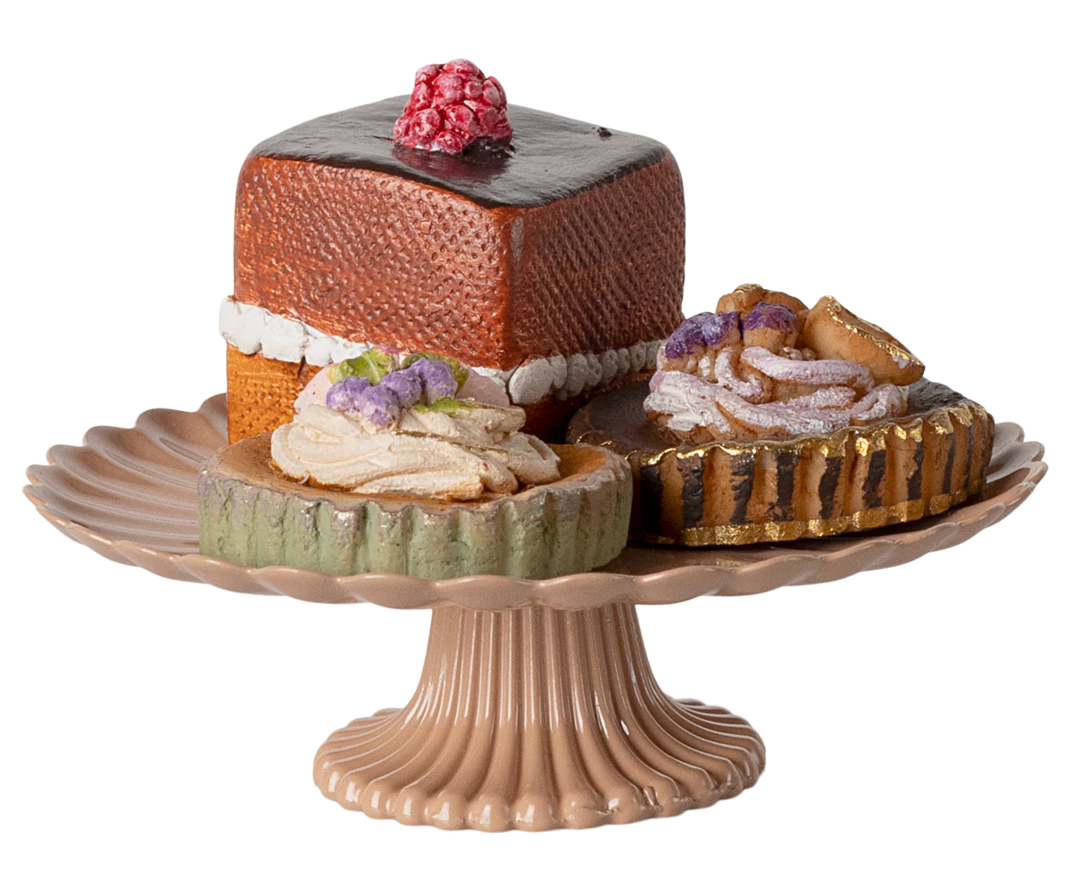 Maileg Alzatina con Dolci -per la casa delle bambole