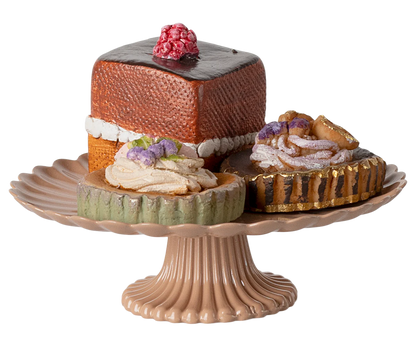 Maileg Alzatina con Dolci -per la casa delle bambole