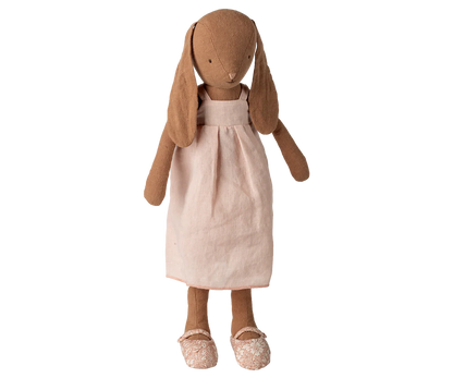 Maileg coniglietta taglia 3 con abito rosa e scarpe peluche 42 cm