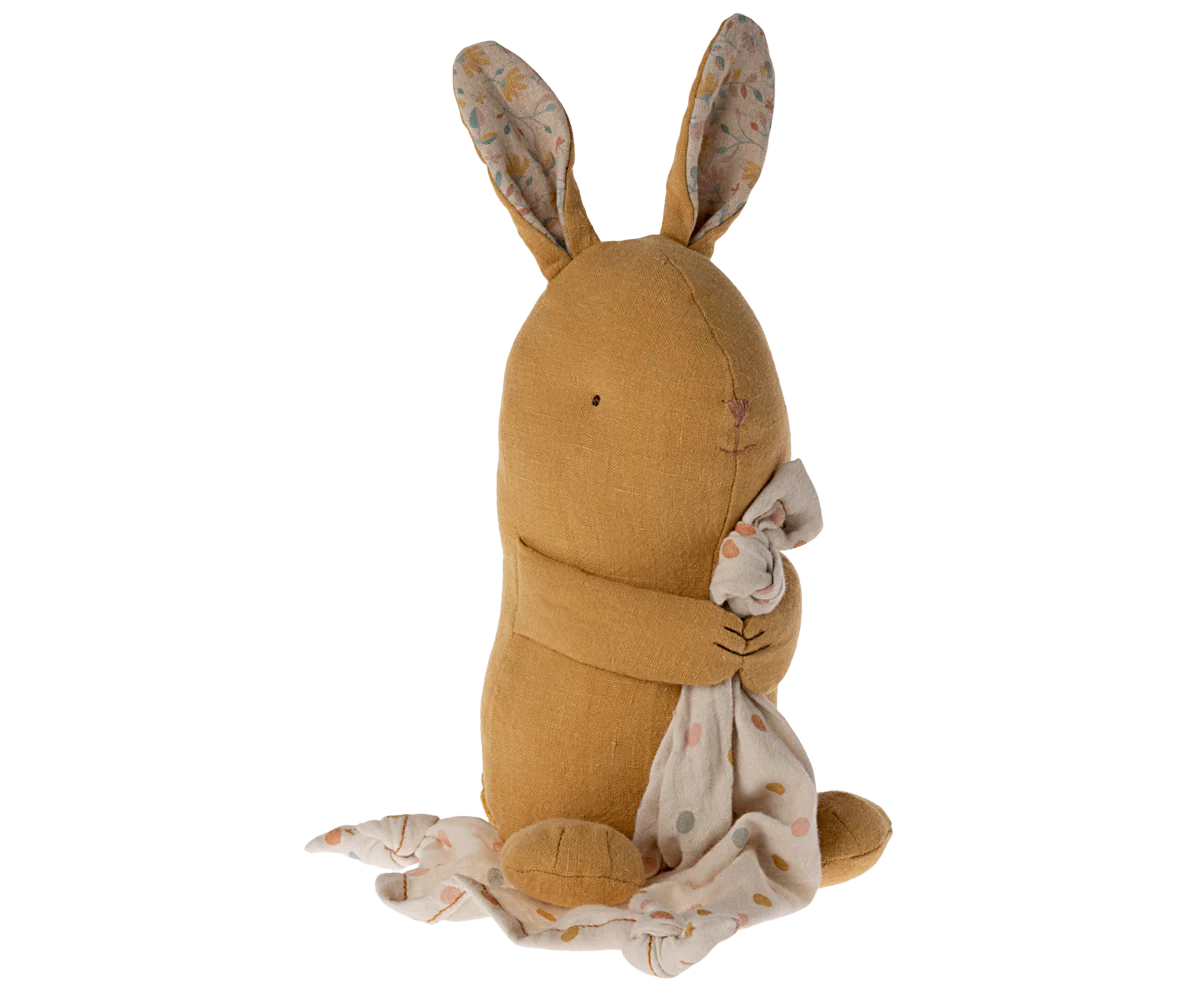 Coniglietto carillon Maileg Lullaby Friends in cotone e lino