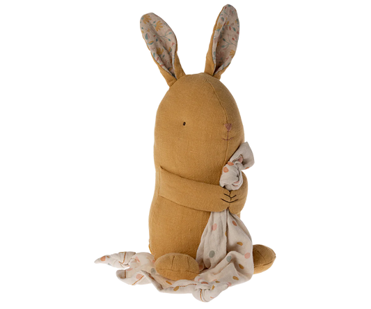Coniglietto carillon Maileg Lullaby Friends in cotone e lino