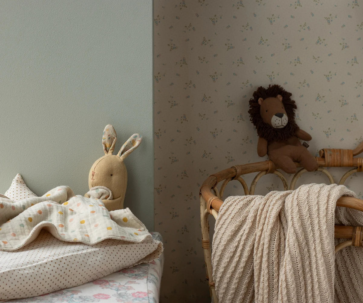 Coniglietto Maileg Lullaby Friends con copertina per neonato